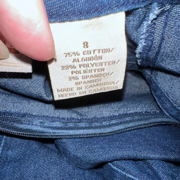 Expressions Classic Blue Denim Midi Dress - Picture 2 of 6